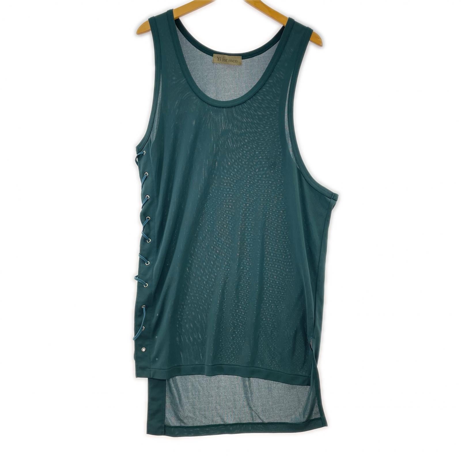 タンクトップ Y's for men レースアップ