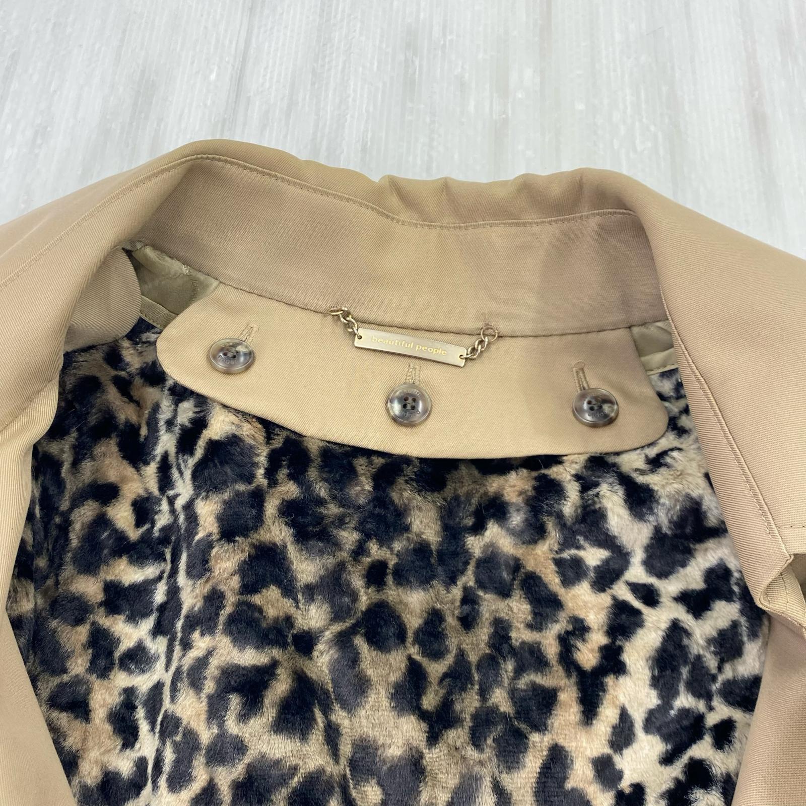 ジャケット トレンチコート ベージュ ベージュ