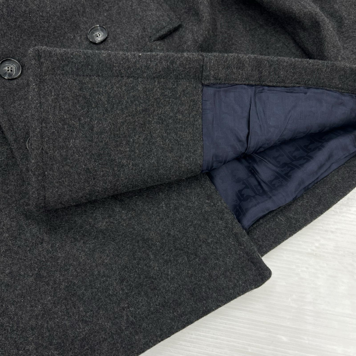 ジャケット Lisbonne ﾒﾙﾄﾝ ｺｰﾄ ｸﾞﾚｰ M グレー