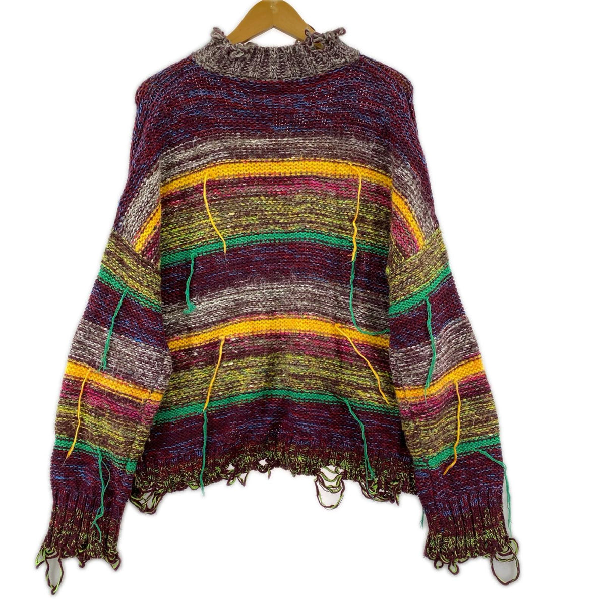 ニット MAISON FLANEUR ﾏﾙﾁｶﾗｰ 38 マルチカラー