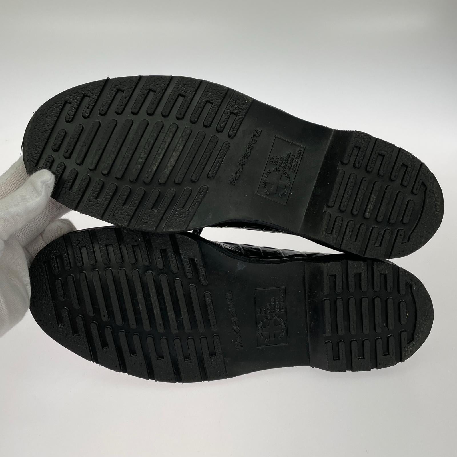 ブーツ ×soph end croco ブラック