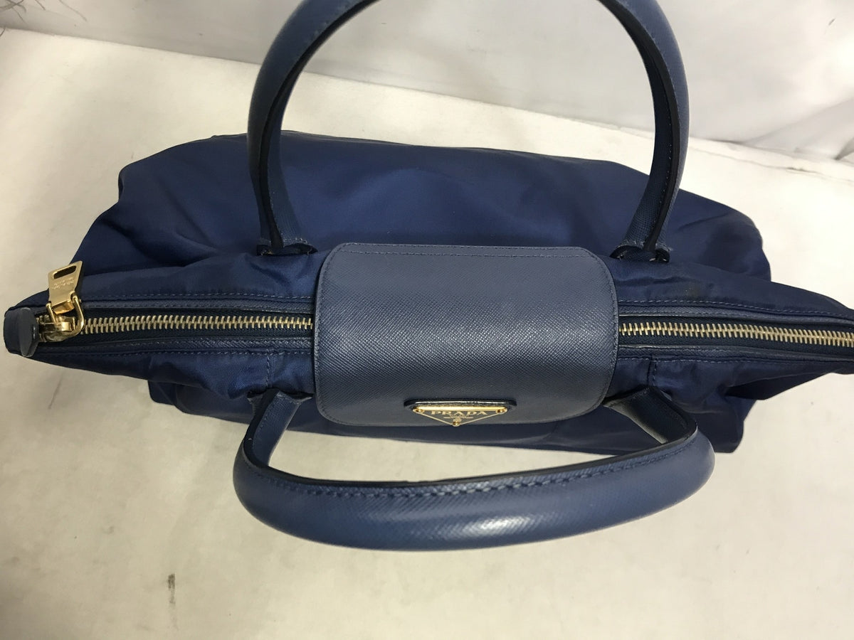 GUCCI 編み込みハンドル レザーバッグ