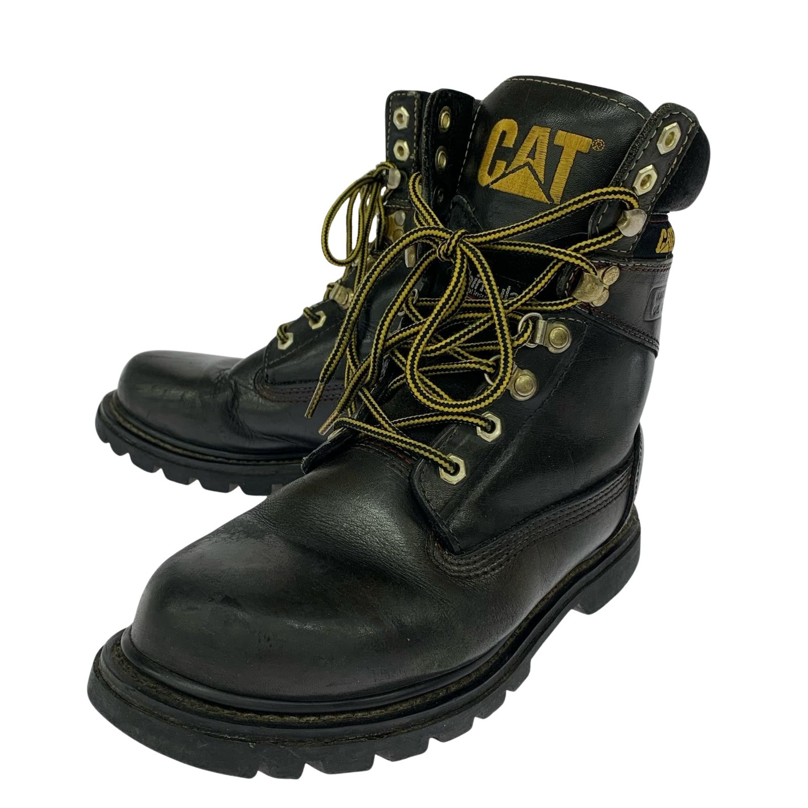ブーツ 90s CAT レースアップ 25.5cm ブラック