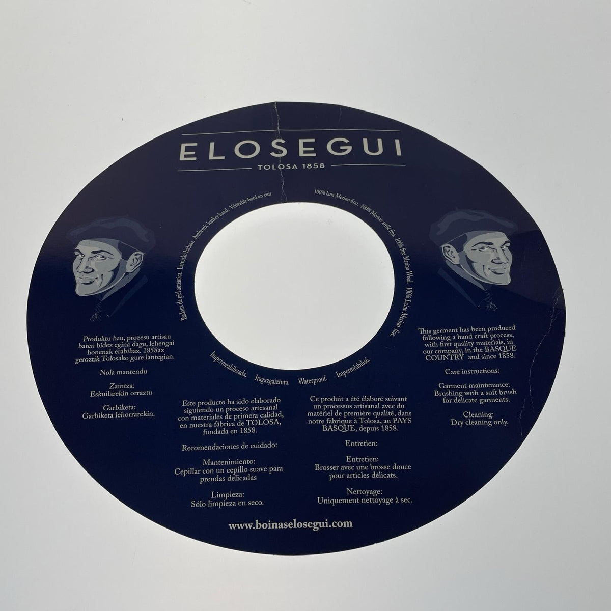 その他帽子 ELOSEGUI ベレー帽 黒 ブラック