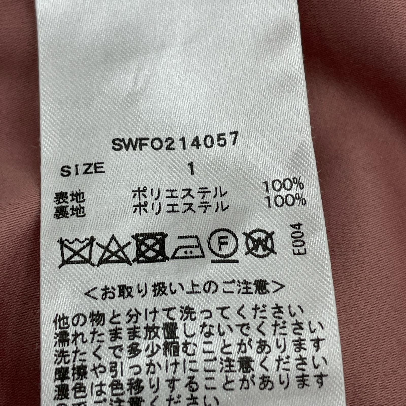 ワンピース バリエーションプリントパフスリワンピース 1 レッド