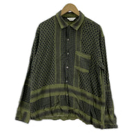 長袖シャツ LONG SLEEVE AFGHAN PRINT SHIRT