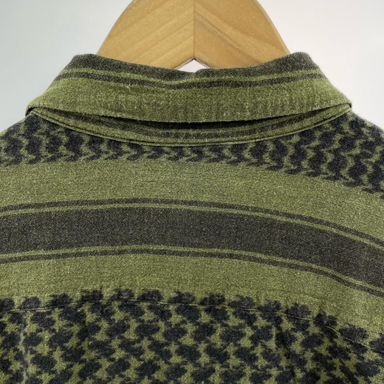 長袖シャツ LONG SLEEVE AFGHAN PRINT SHIRT