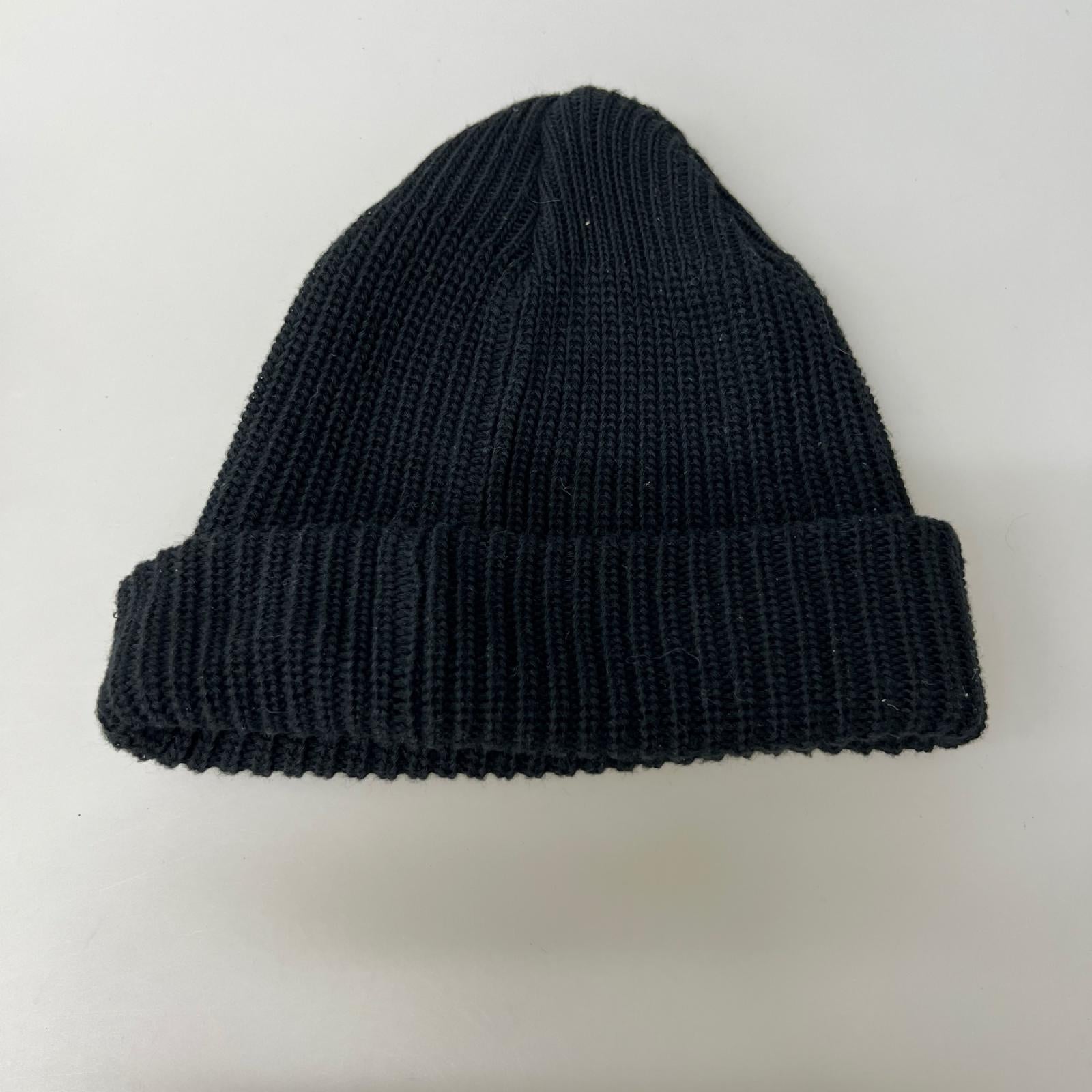 ニットキャップ 25SS ﾋﾞｰﾆｰ 黒