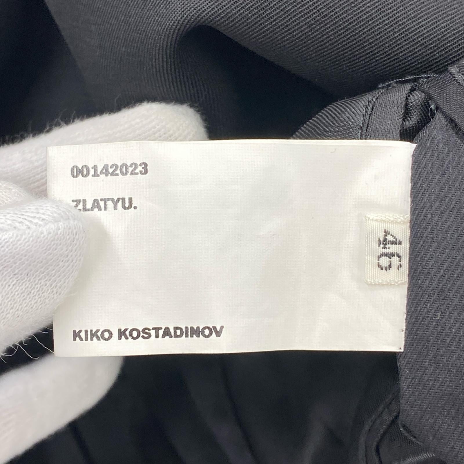 テーラードジャケット KIKO KOSTADINOV 23SS ORMA REVE 46 ブラック