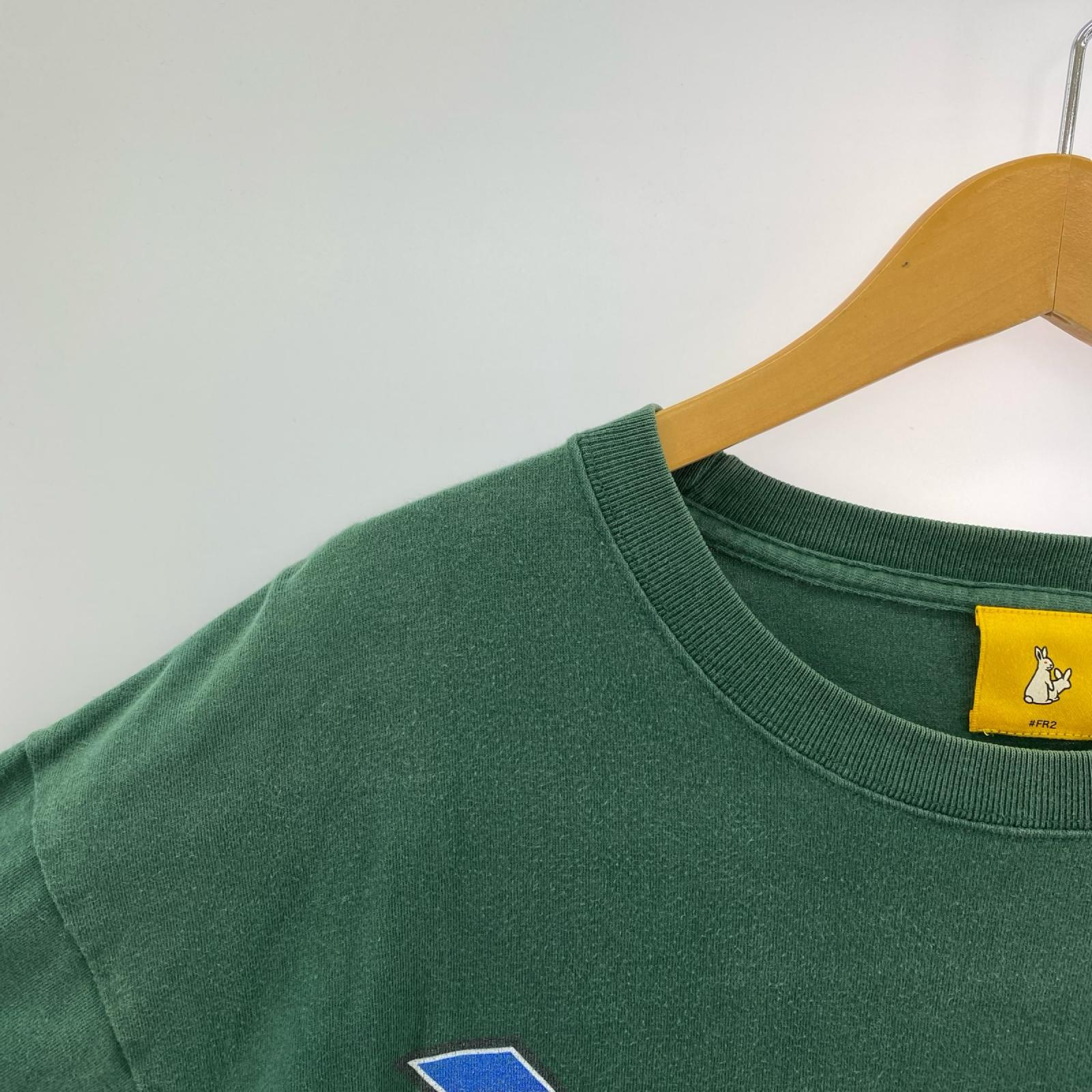 長袖Ｔシャツ FR2 SSｶｯﾄｿｰ 緑 ｽﾄﾘｰﾄﾌｧｲﾀｰ風（XL） グリーン