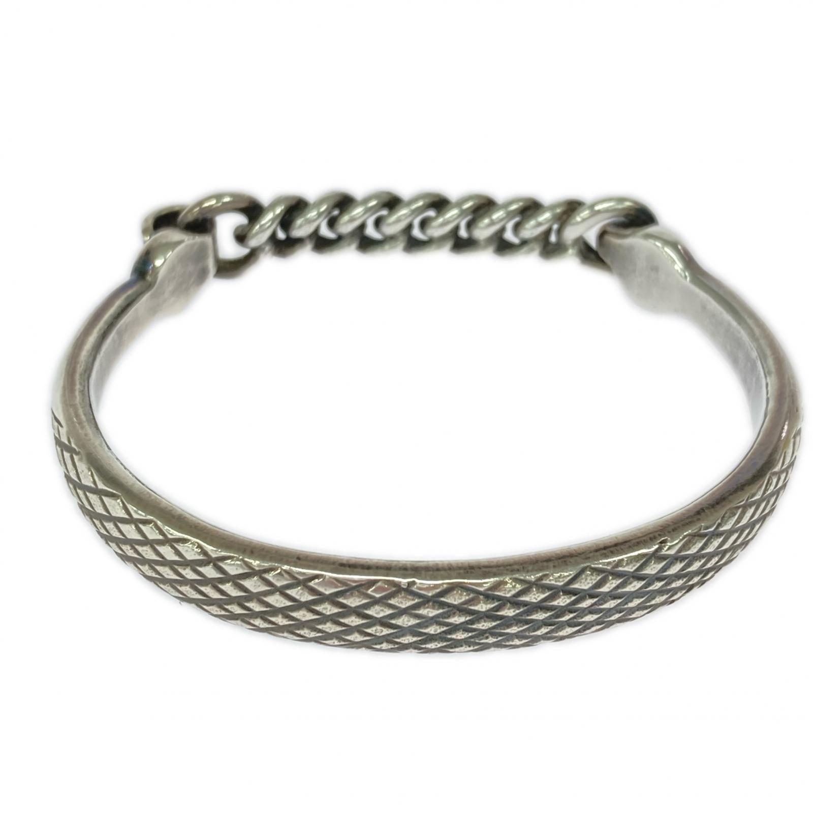 ブレスレット LYNCH SILVERSMITH SCALE CUFFS シルバー