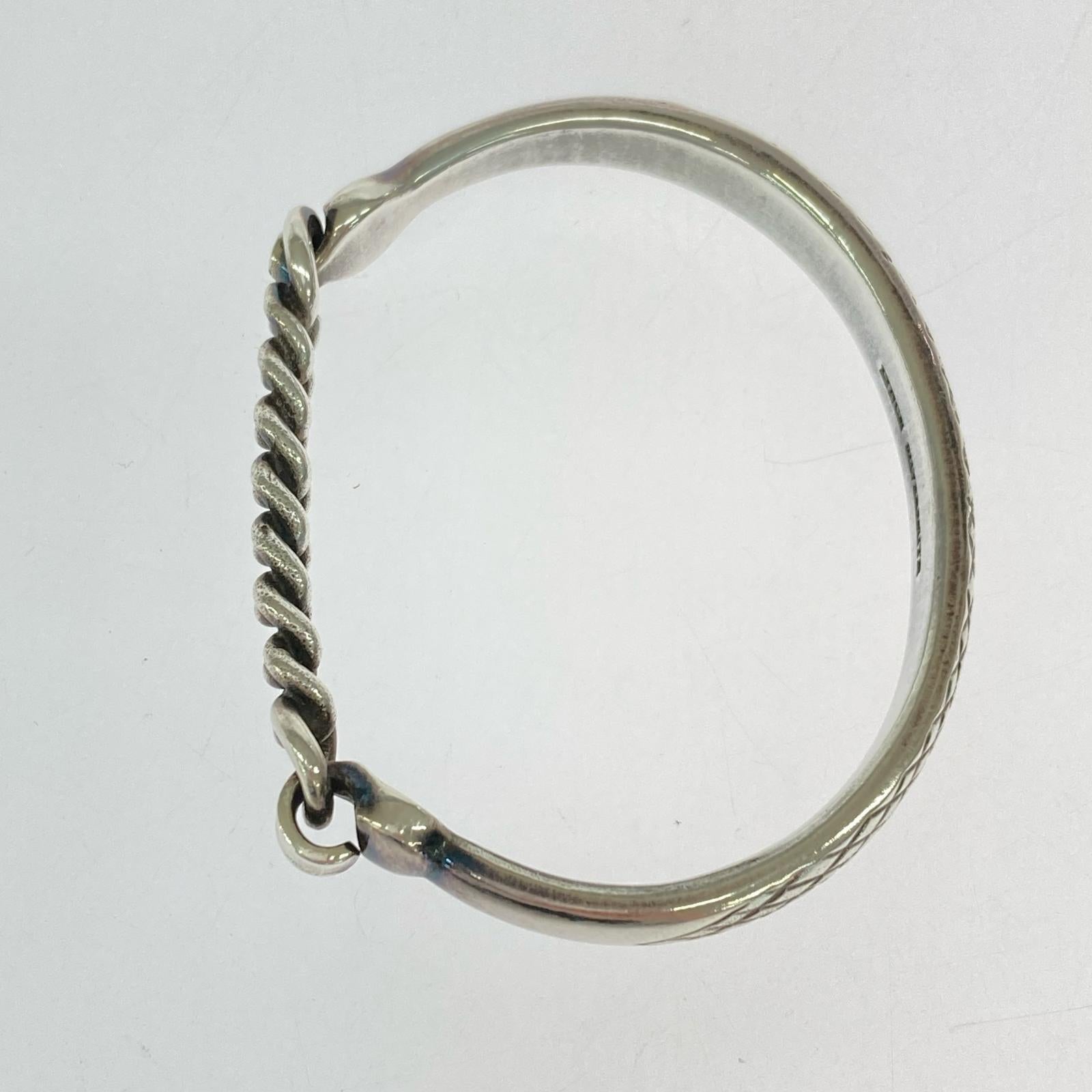 ブレスレット LYNCH SILVERSMITH SCALE CUFFS シルバー