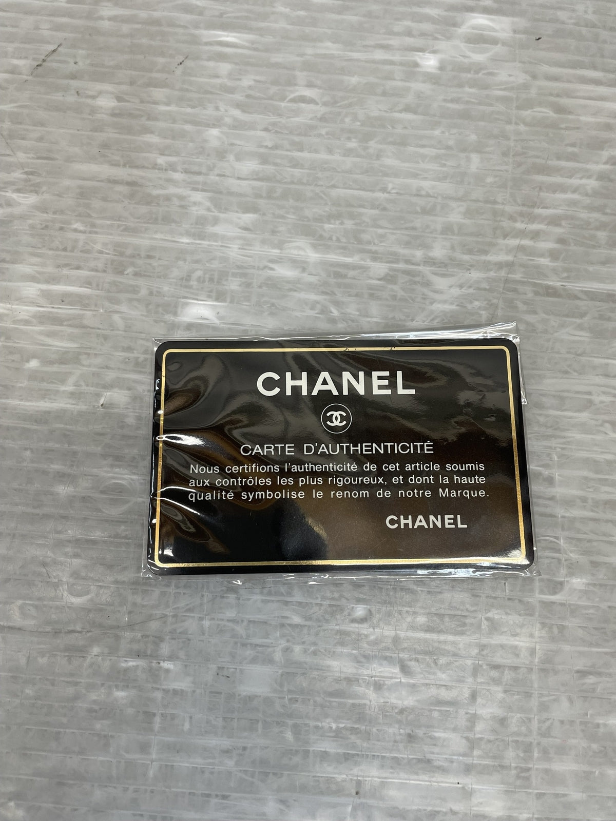 CHANEL ココマーク バニティ エナメルバッグ ブラック