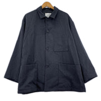ジャケット ウールサージカバーオール GRY (46) ブラック