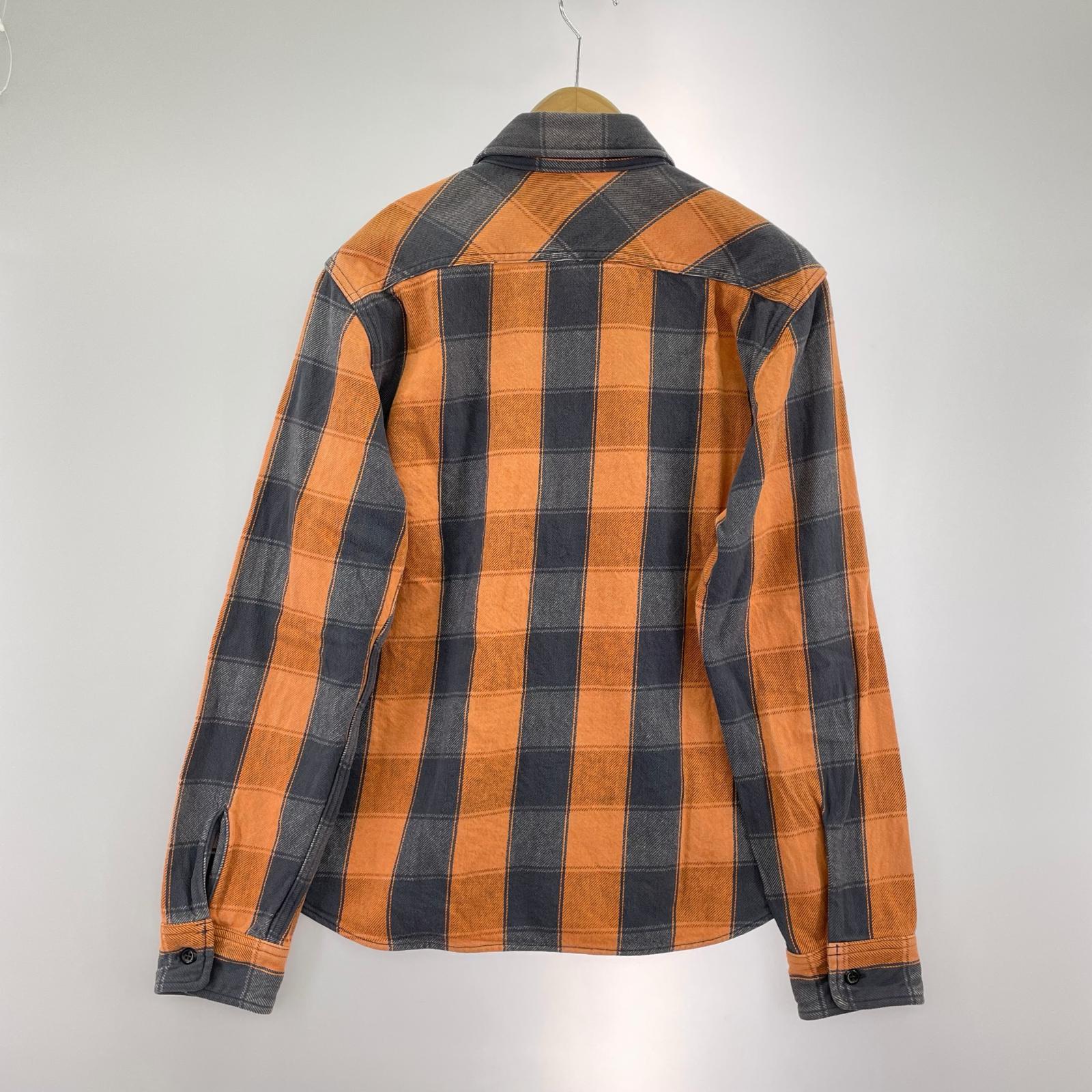 長袖シャツ JELADO LSチェックシャツ オレンジ （L） L オレンジ