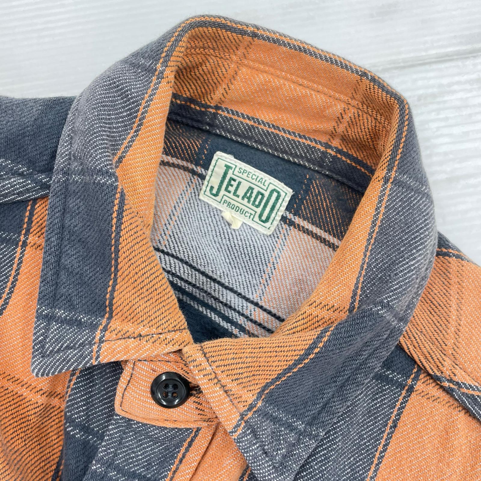 長袖シャツ JELADO LSチェックシャツ オレンジ （L） L オレンジ
