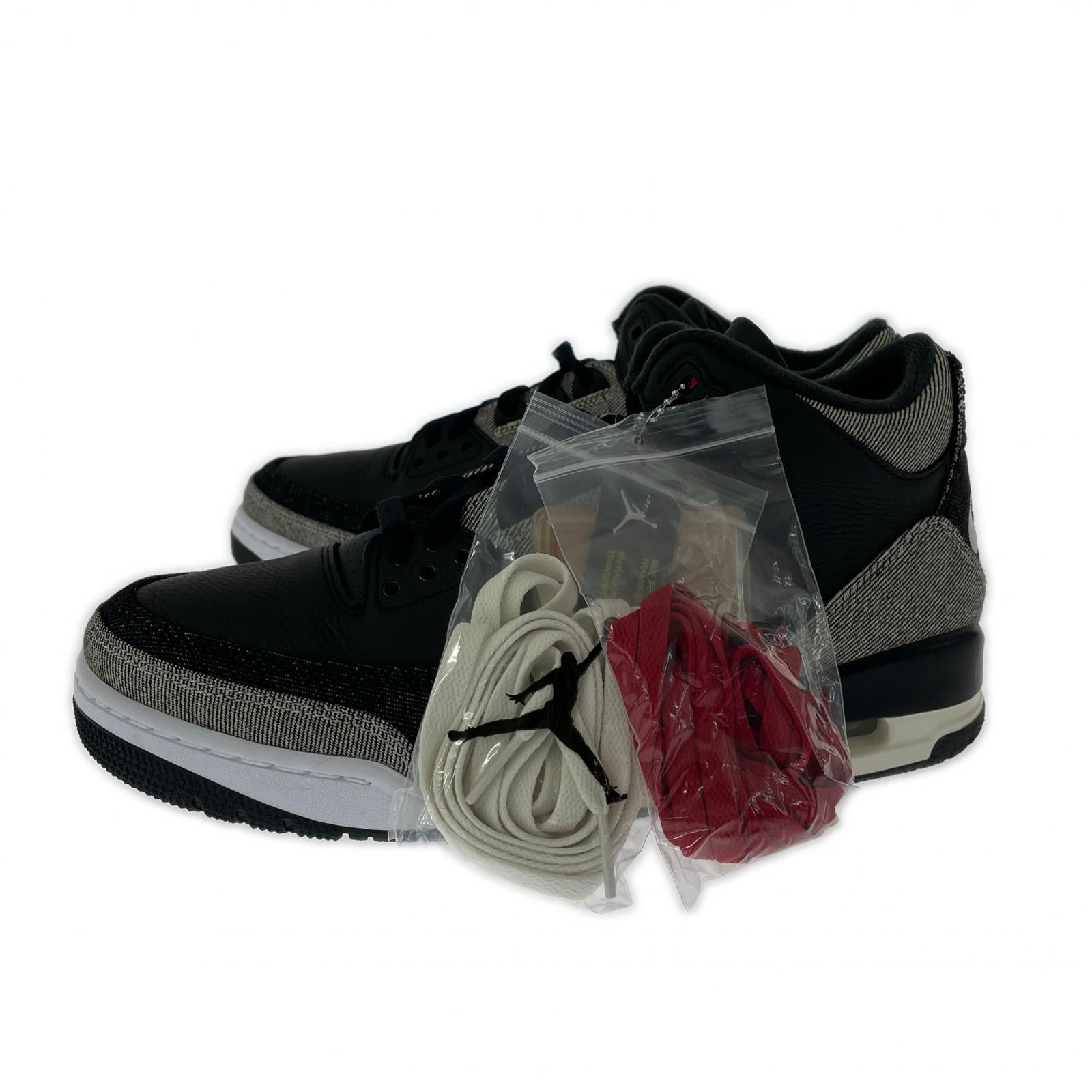 スニーカー Levi's × Nike Air Jordan 3 Retro SP "Denim/Black/Gym Red"-US10 28cm (US10 UK9 1/2 EU46) ブラック