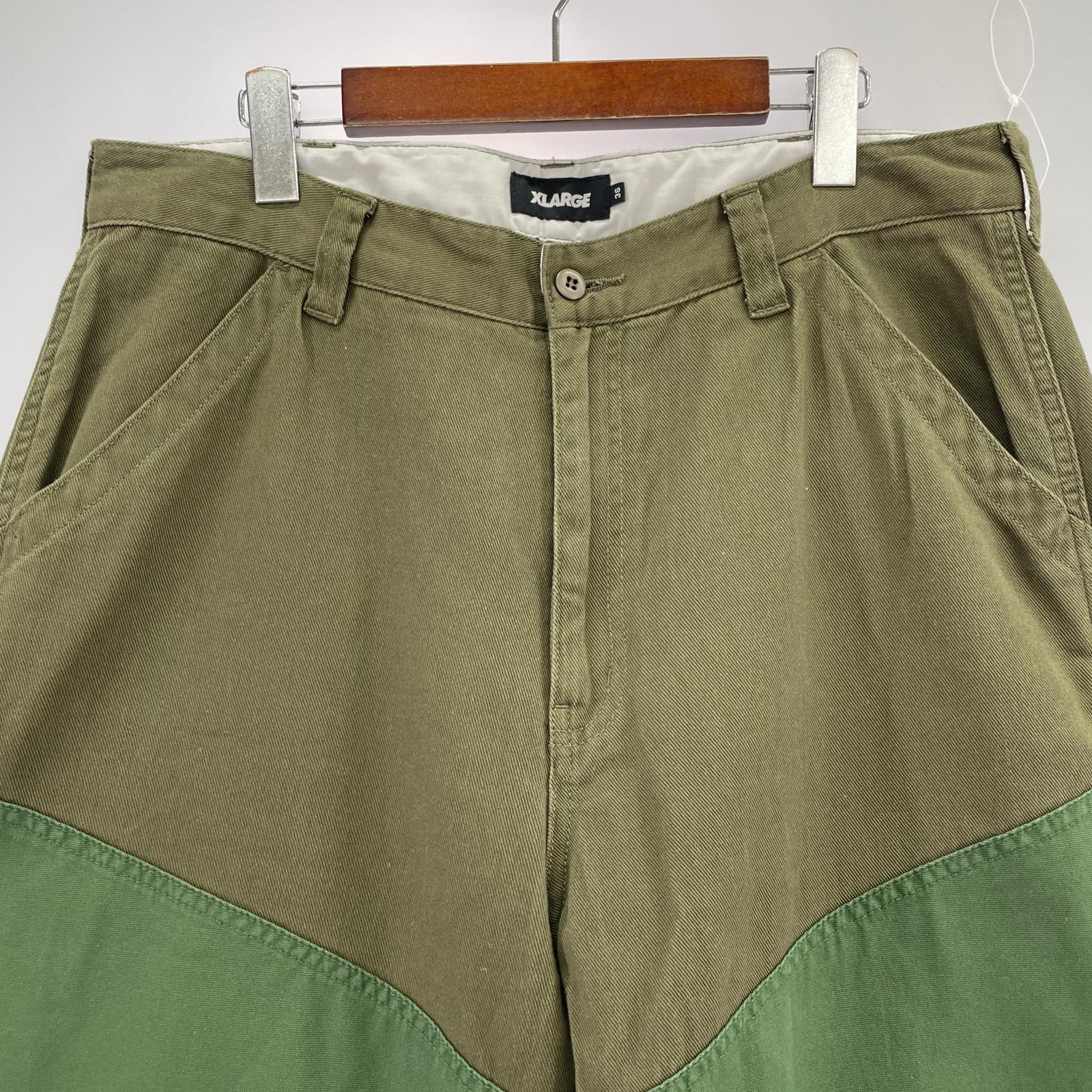 パンツ 2トーンカーゴパンツ オリーブ 36 グリーン