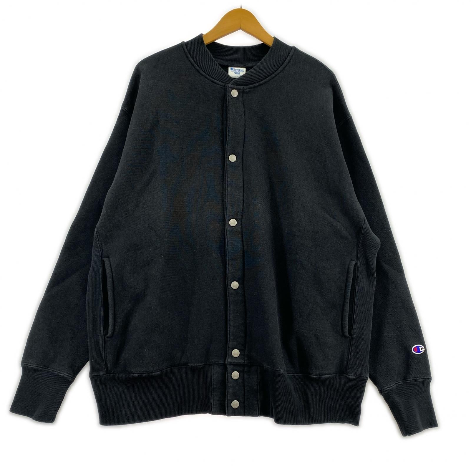 ジャケット REVERSE WEAVE JACKET BLACK L ブラック