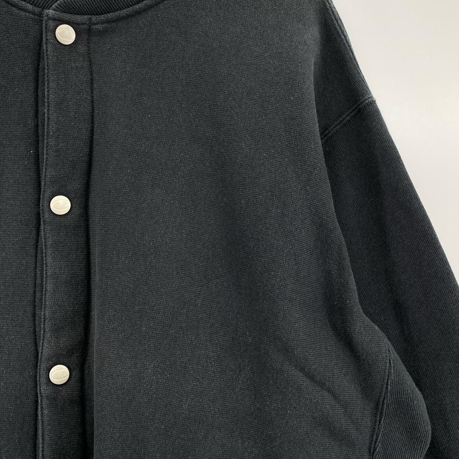 ジャケット REVERSE WEAVE JACKET BLACK L ブラック