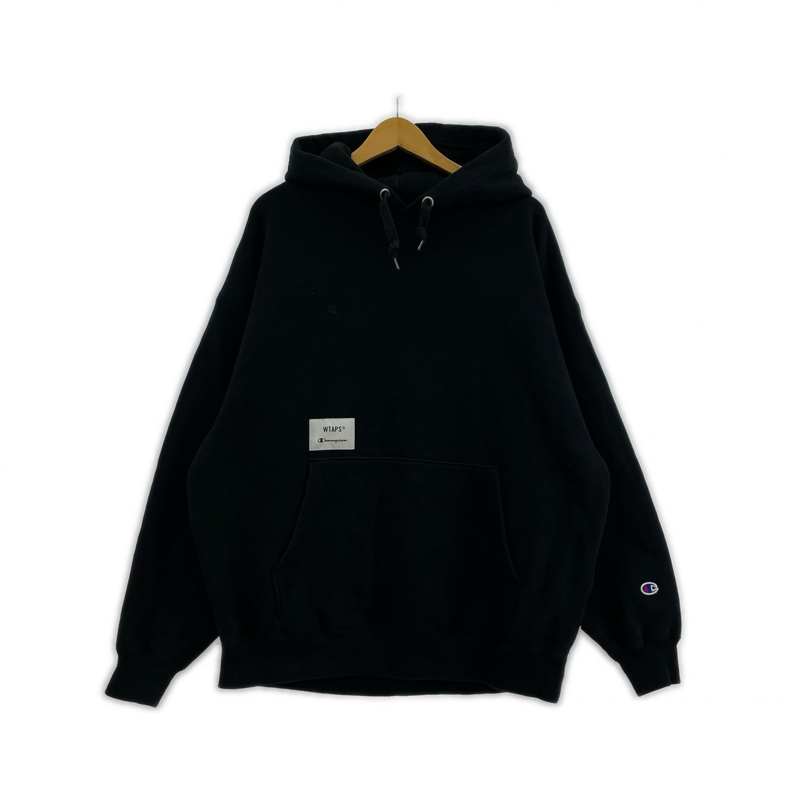 パーカー ｘChampion Academy Hooded L ブラック