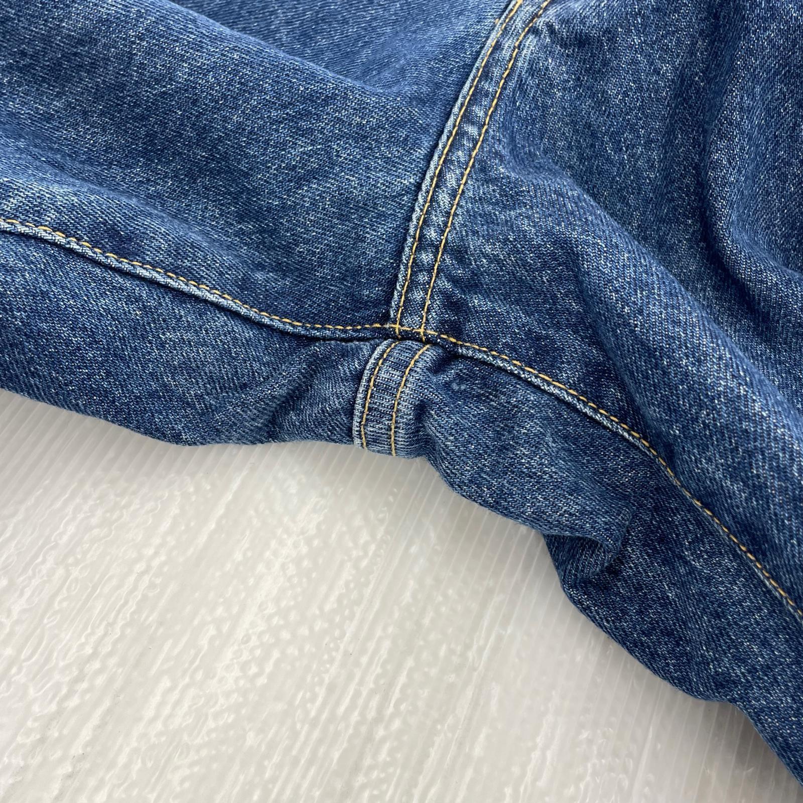 デニムパンツ FTC EMB BAGGY FIT デニムパンツ M ネイビー