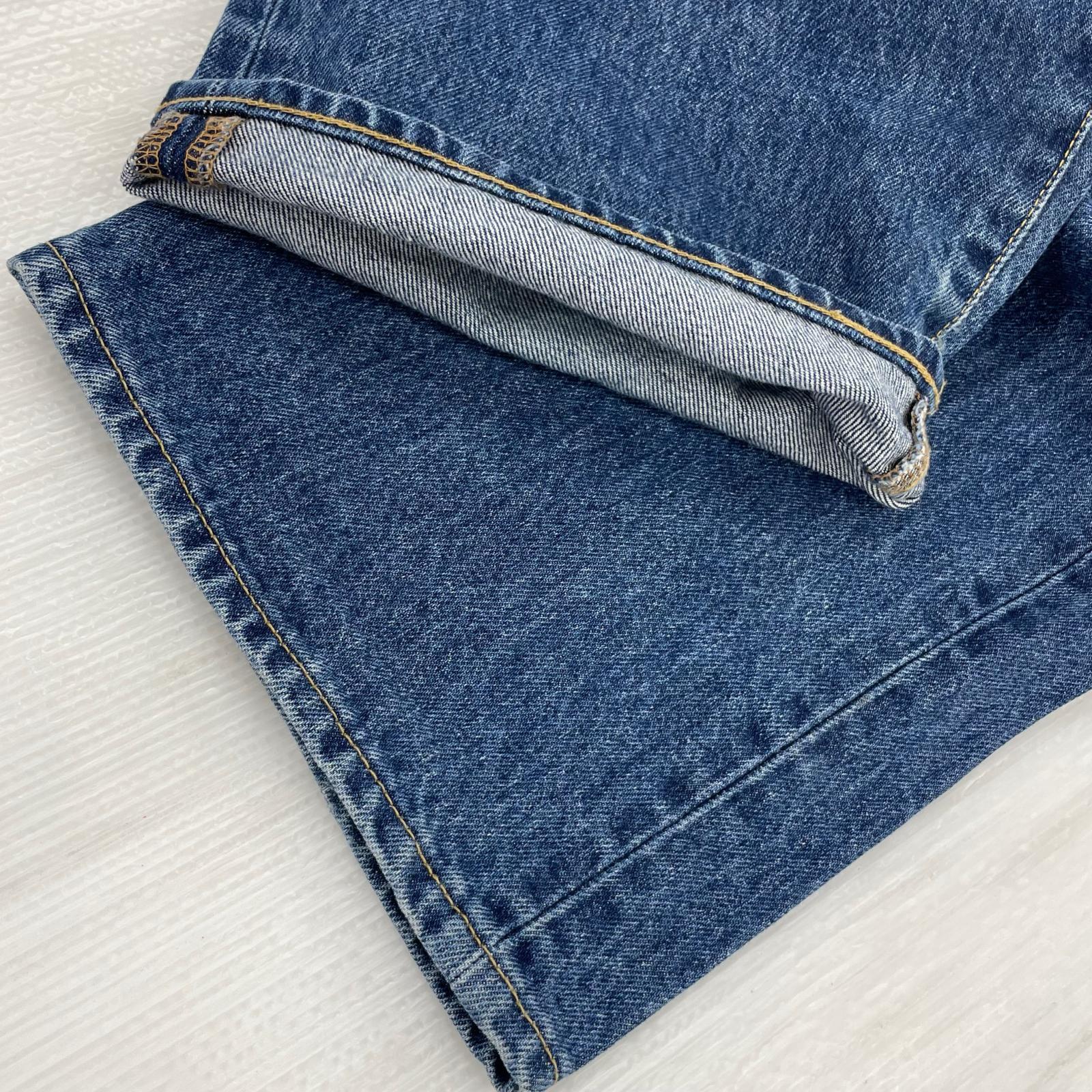 デニムパンツ FTC EMB BAGGY FIT デニムパンツ M ネイビー