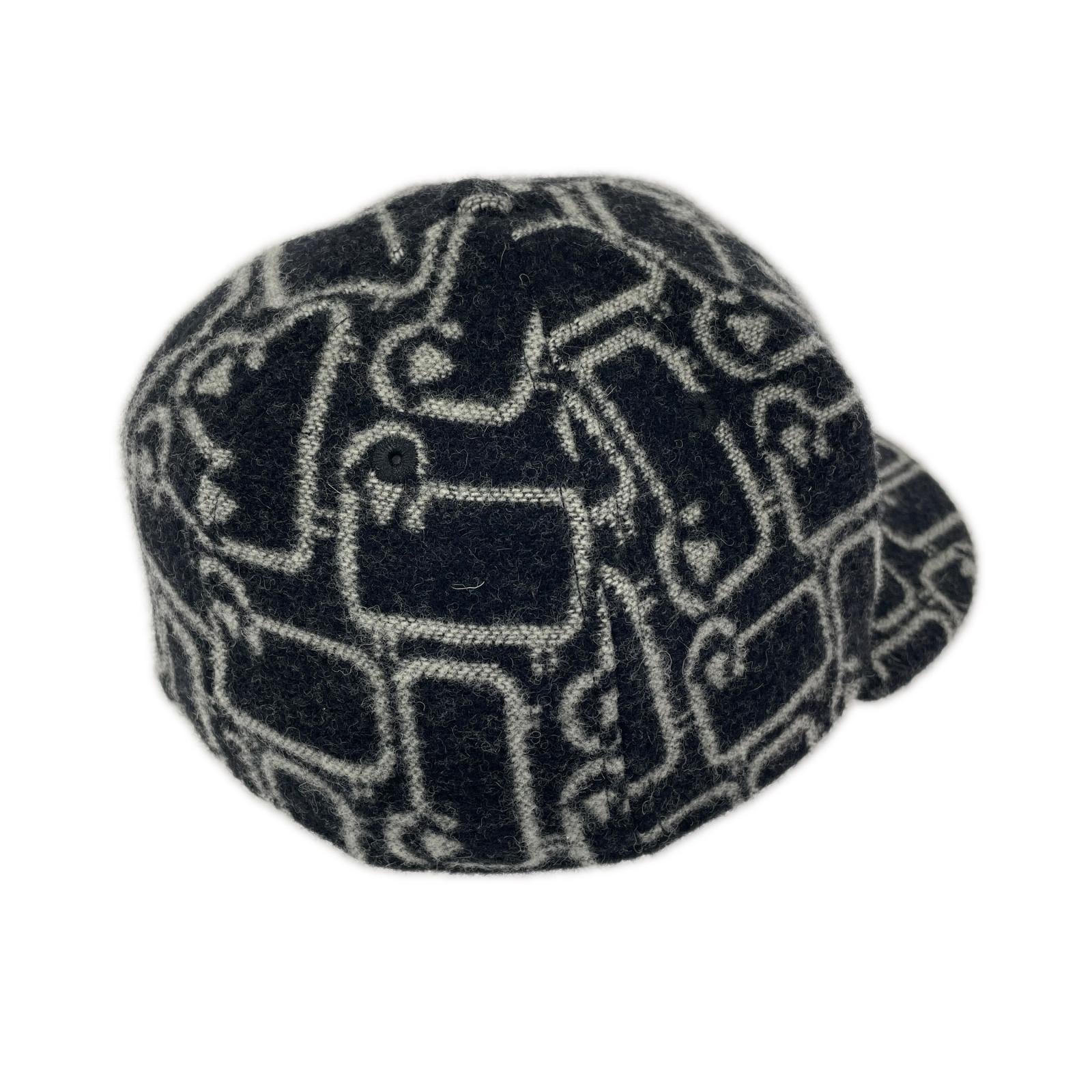 キャップ WOOLRICH 総柄 ブラック
