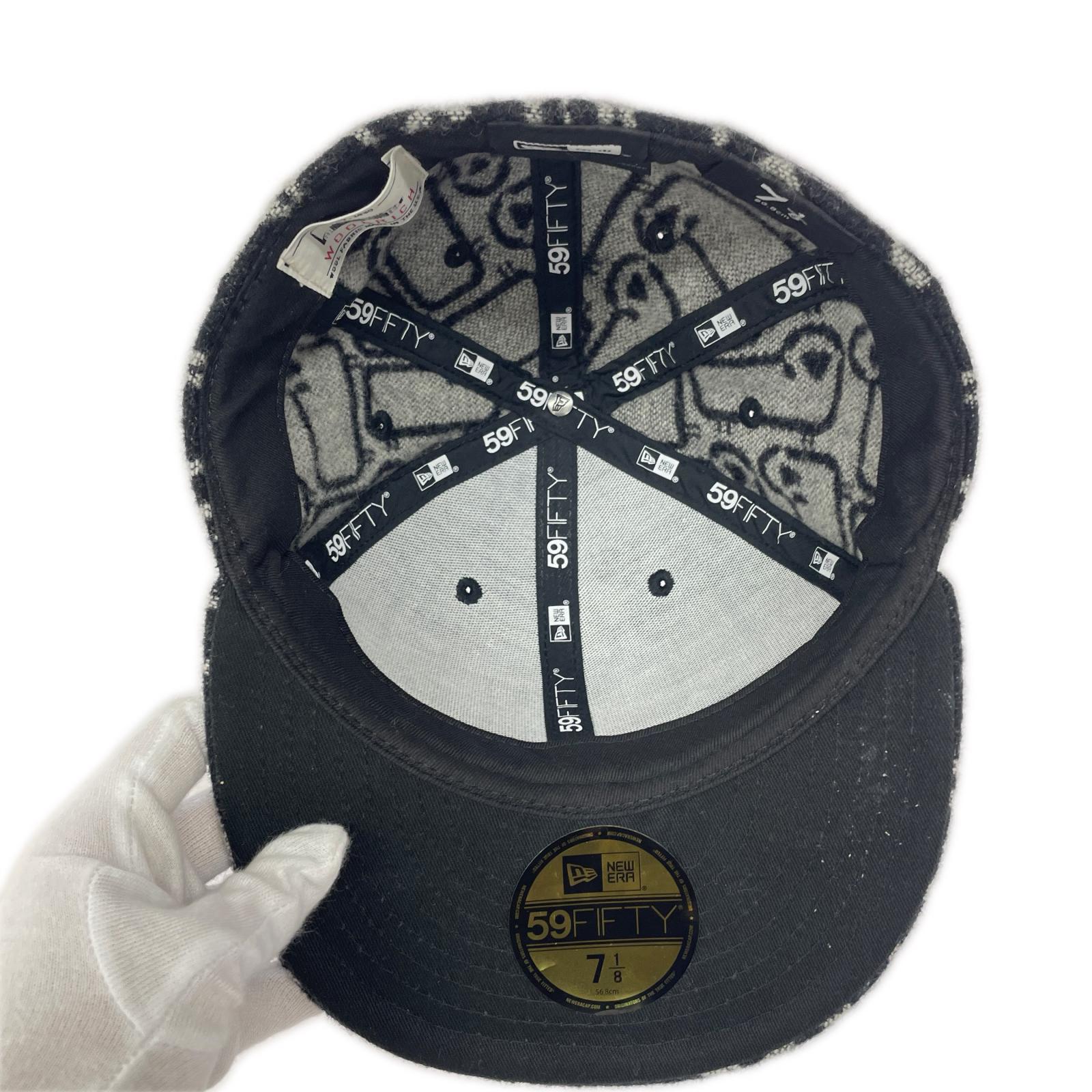 キャップ WOOLRICH 総柄 ブラック