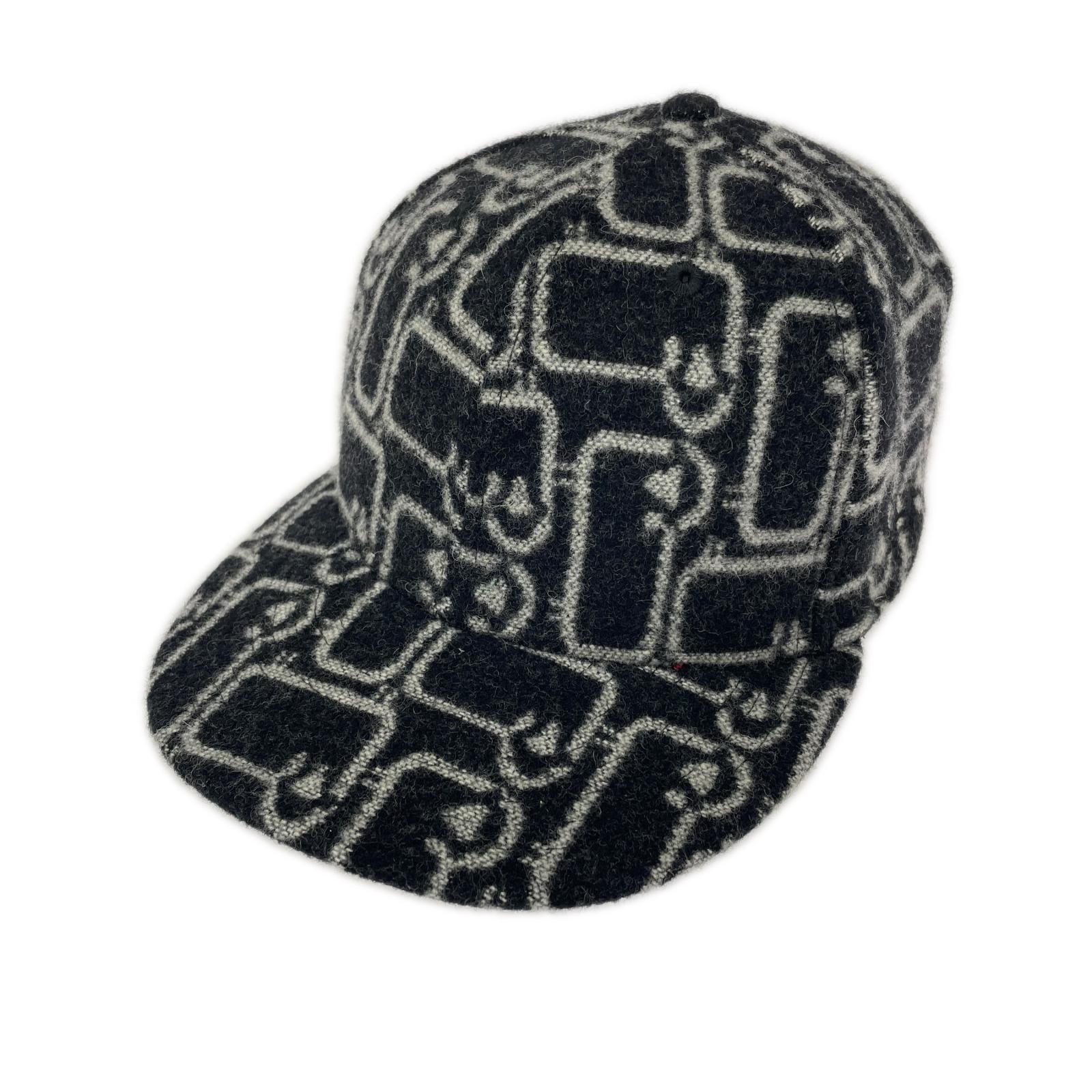 キャップ WOOLRICH 総柄 ブラック