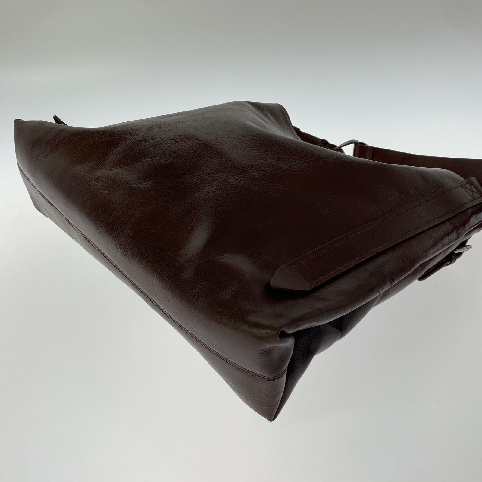 ショルダーバッグ NULLUS 25ss Crown Buckle Tote Bag ブラウン