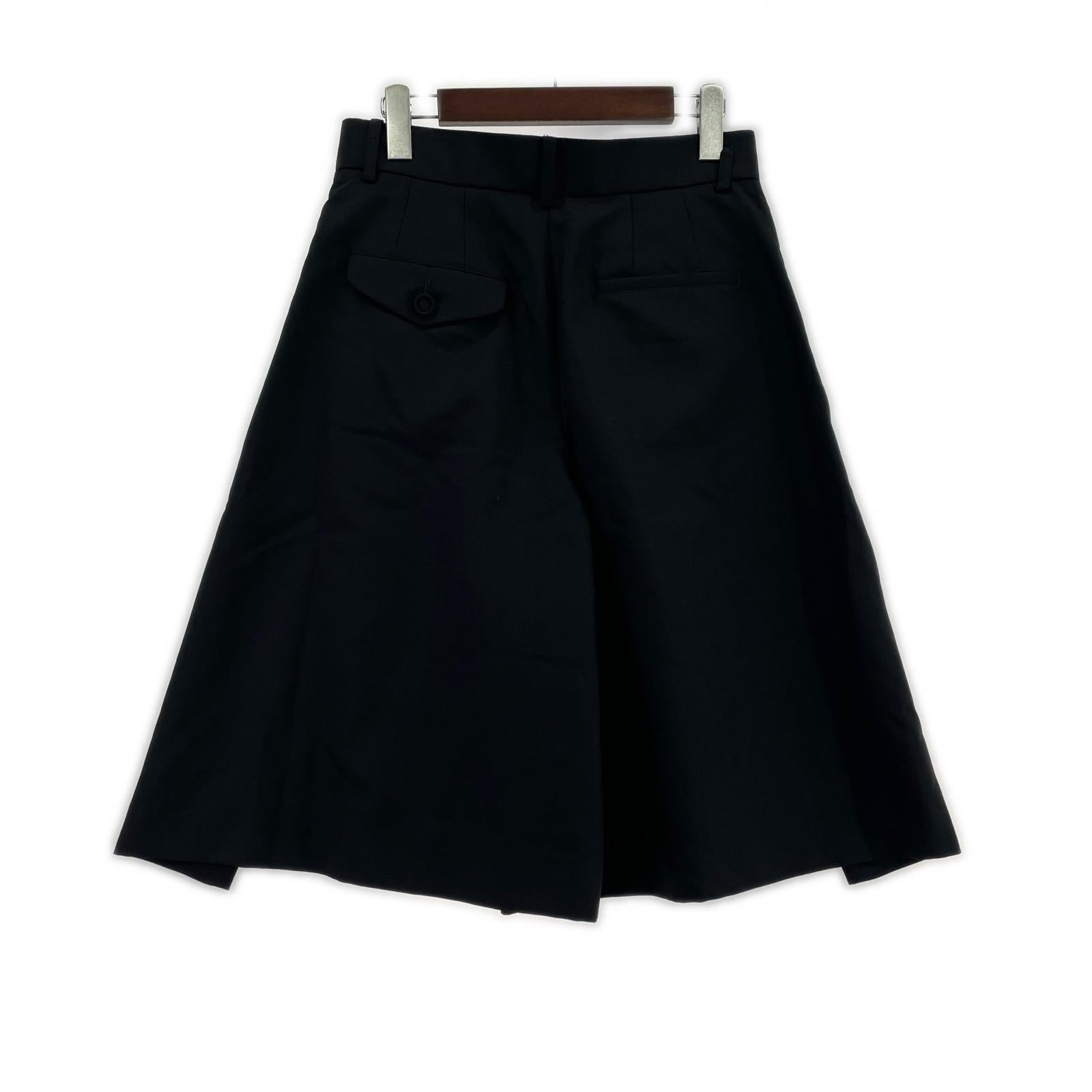 ショートパンツ ORIMI 25SS WRAP SHORT SLACKS ブラック 1 ブラック