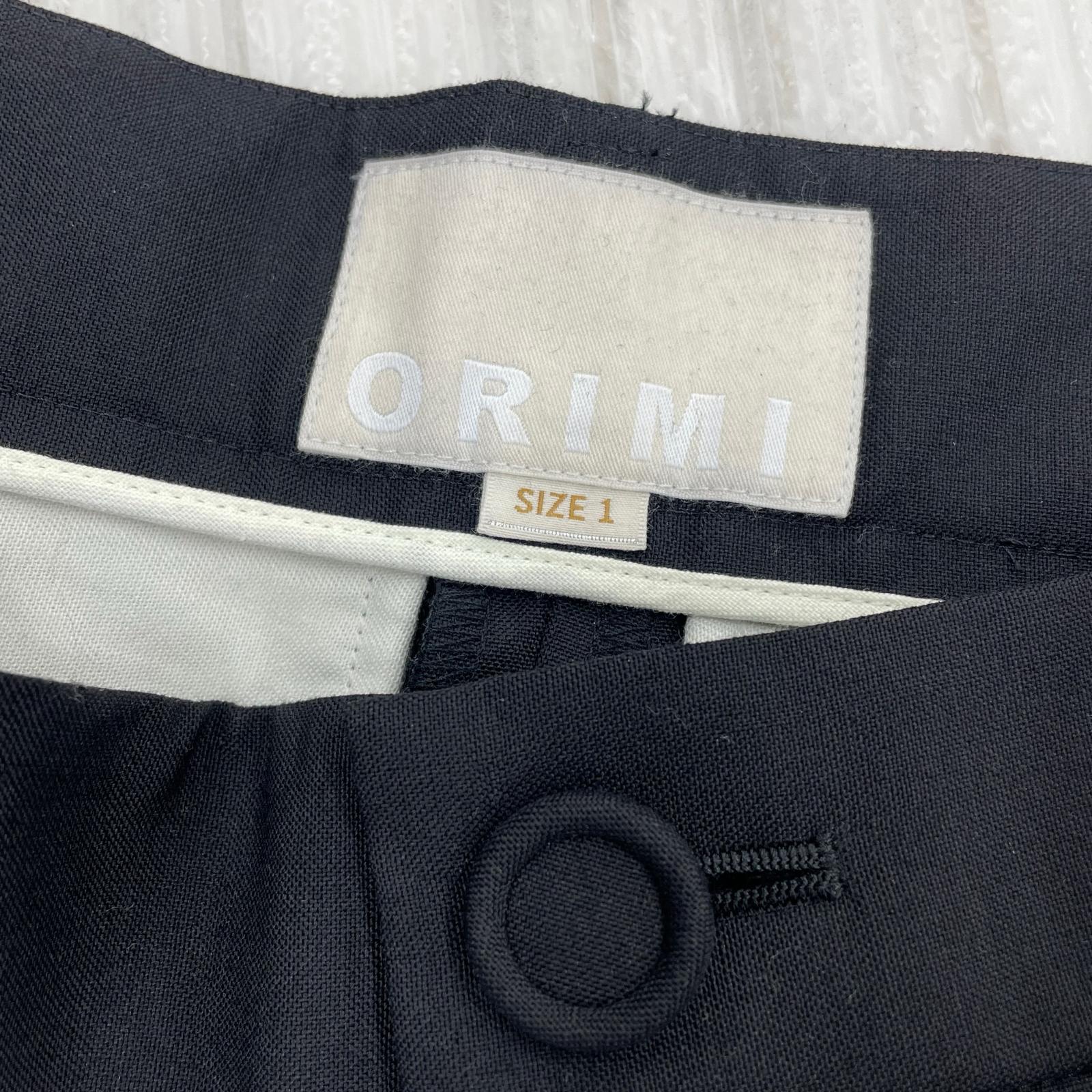 ショートパンツ ORIMI 25SS WRAP SHORT SLACKS ブラック 1 ブラック