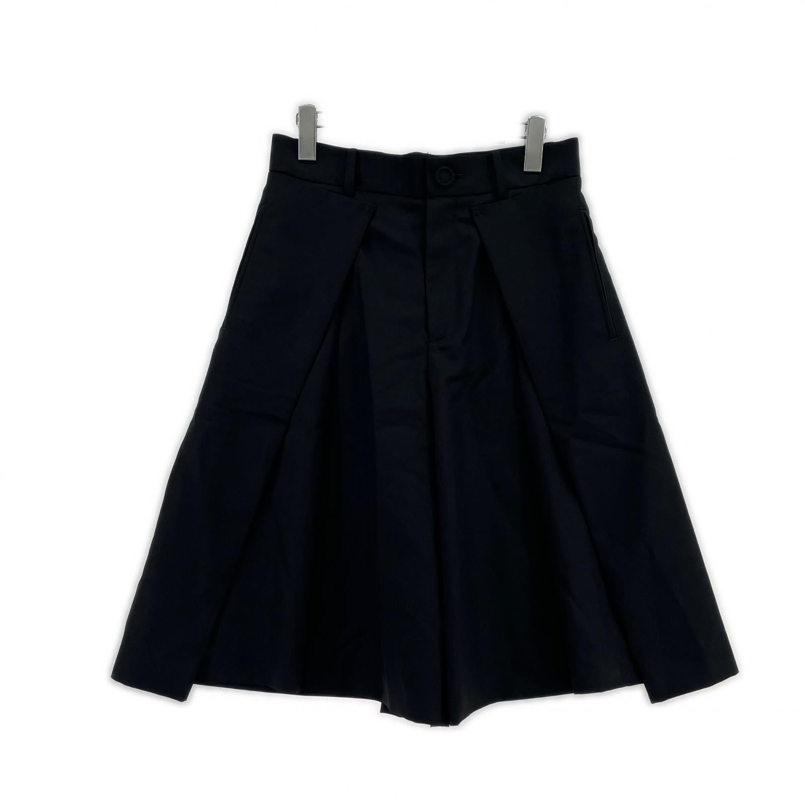 ショートパンツ ORIMI 25SS WRAP SHORT SLACKS ブラック 1 ブラック