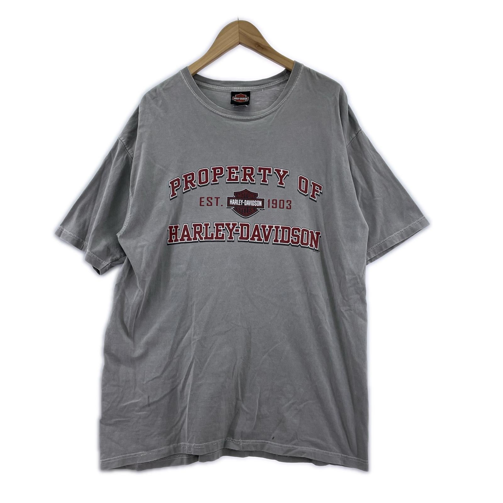 半袖Ｔシャツ HARLEY-DAVIDSON L トライバル L グレー