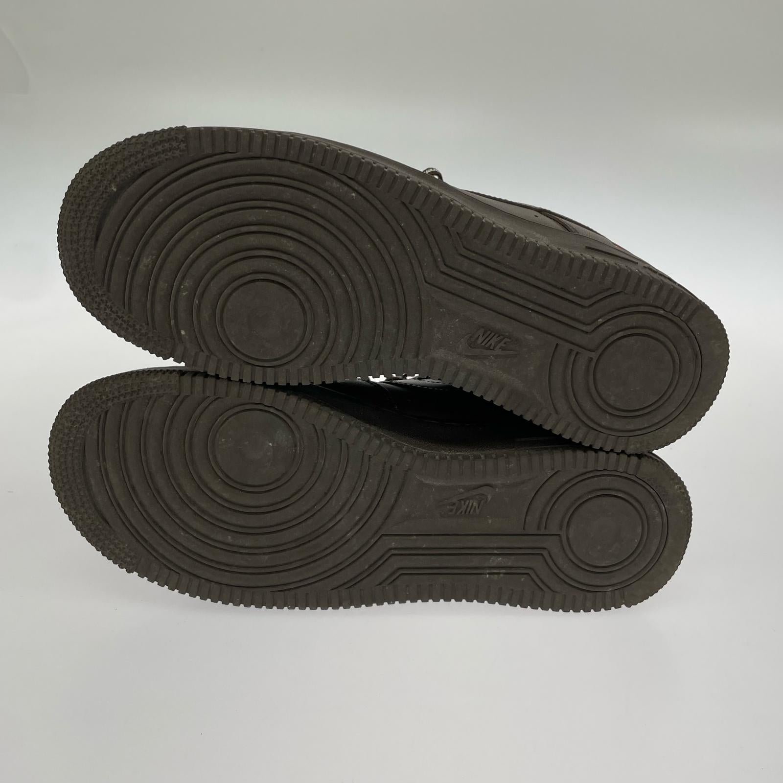 スニーカー NIKE × Supreme AIR FORCE 1 27cm (US9 UK8 1/2 EU44) ブラウン