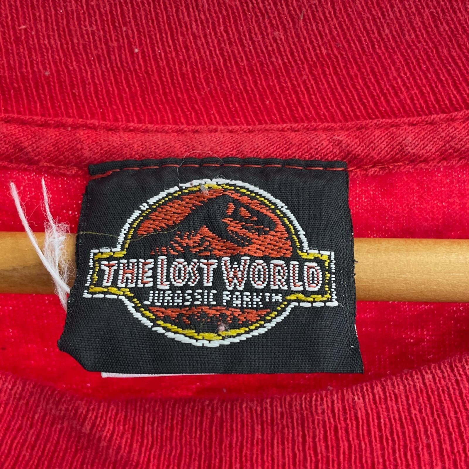 半袖Ｔシャツ 90s Murina JURASSIC PARK 赤 (XL) レッド