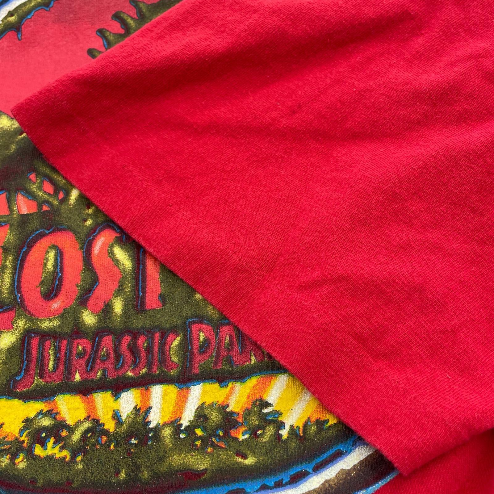 半袖Ｔシャツ 90s Murina JURASSIC PARK 赤 (XL) レッド
