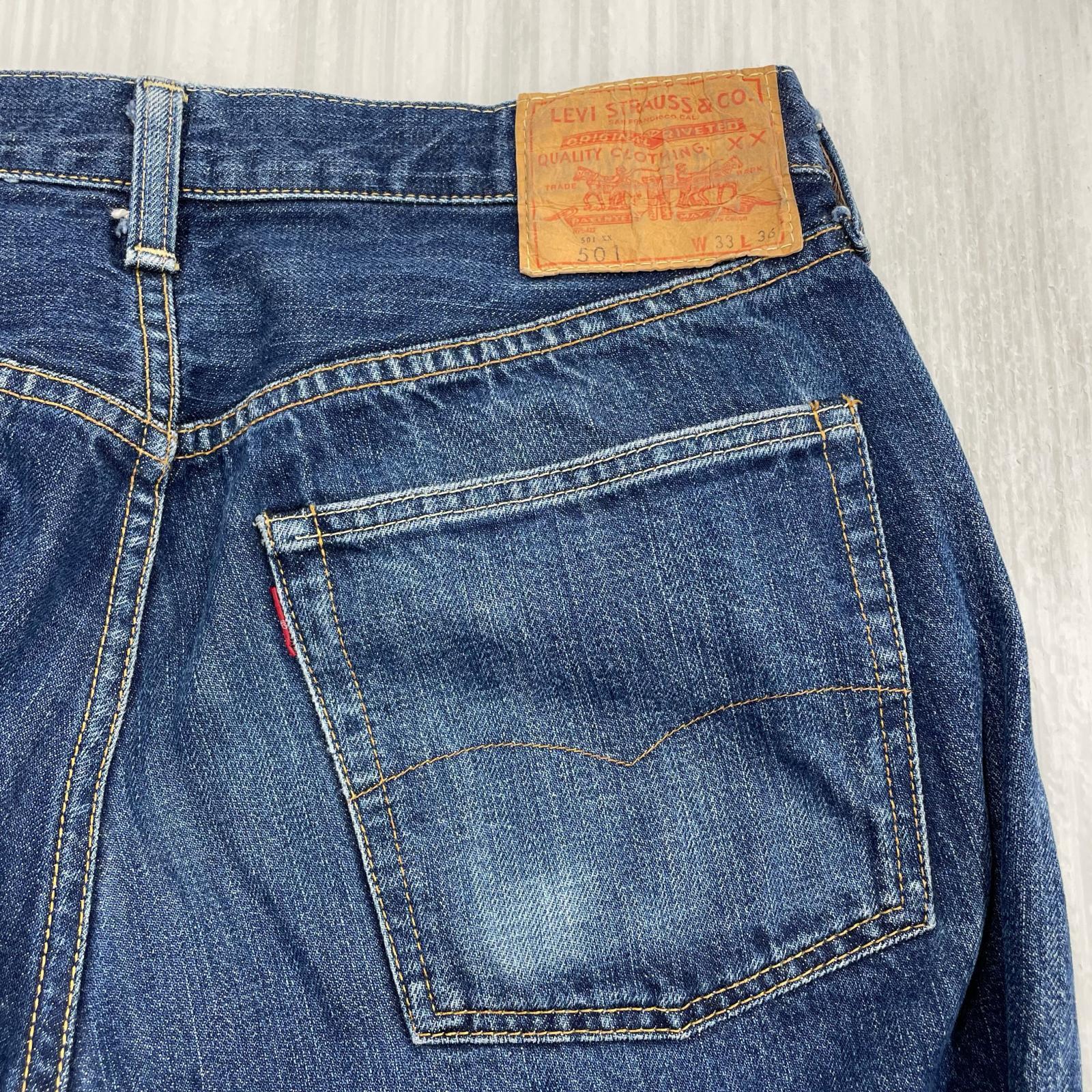 デニムパンツ 66501-0117 501XX W33 33 ブルー