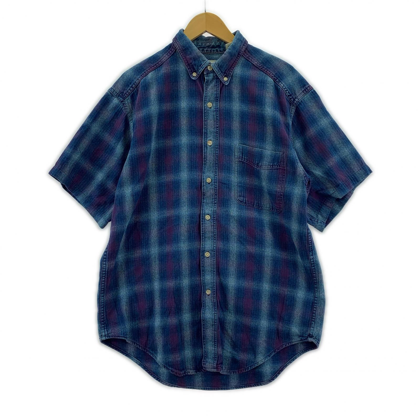 半袖シャツ L.L.Bean 半袖シャツ M チェック柄 M