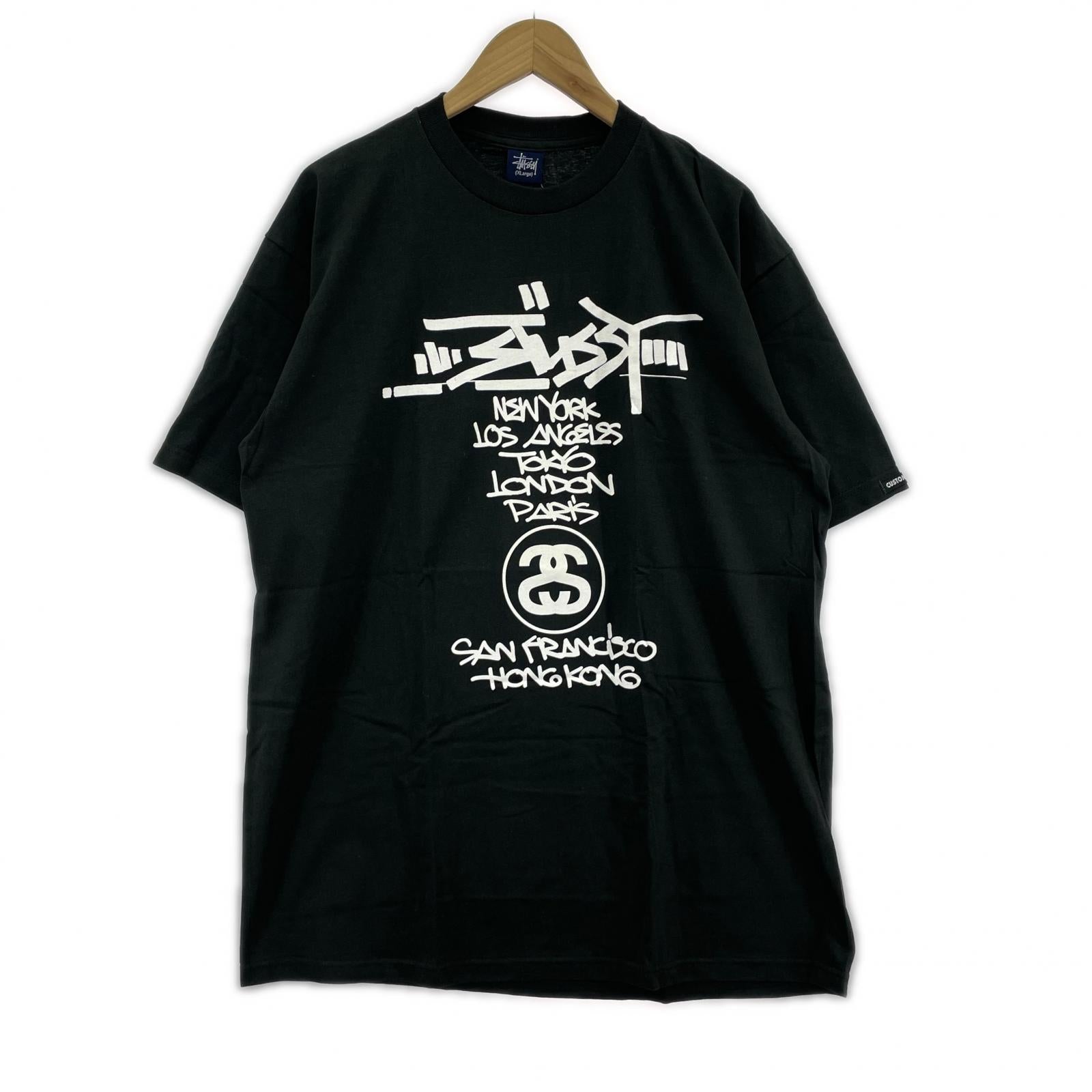 その他トップス STUSSY KOFIE WORLD TOUR　Tシャツ　ブラック　XL ブラック