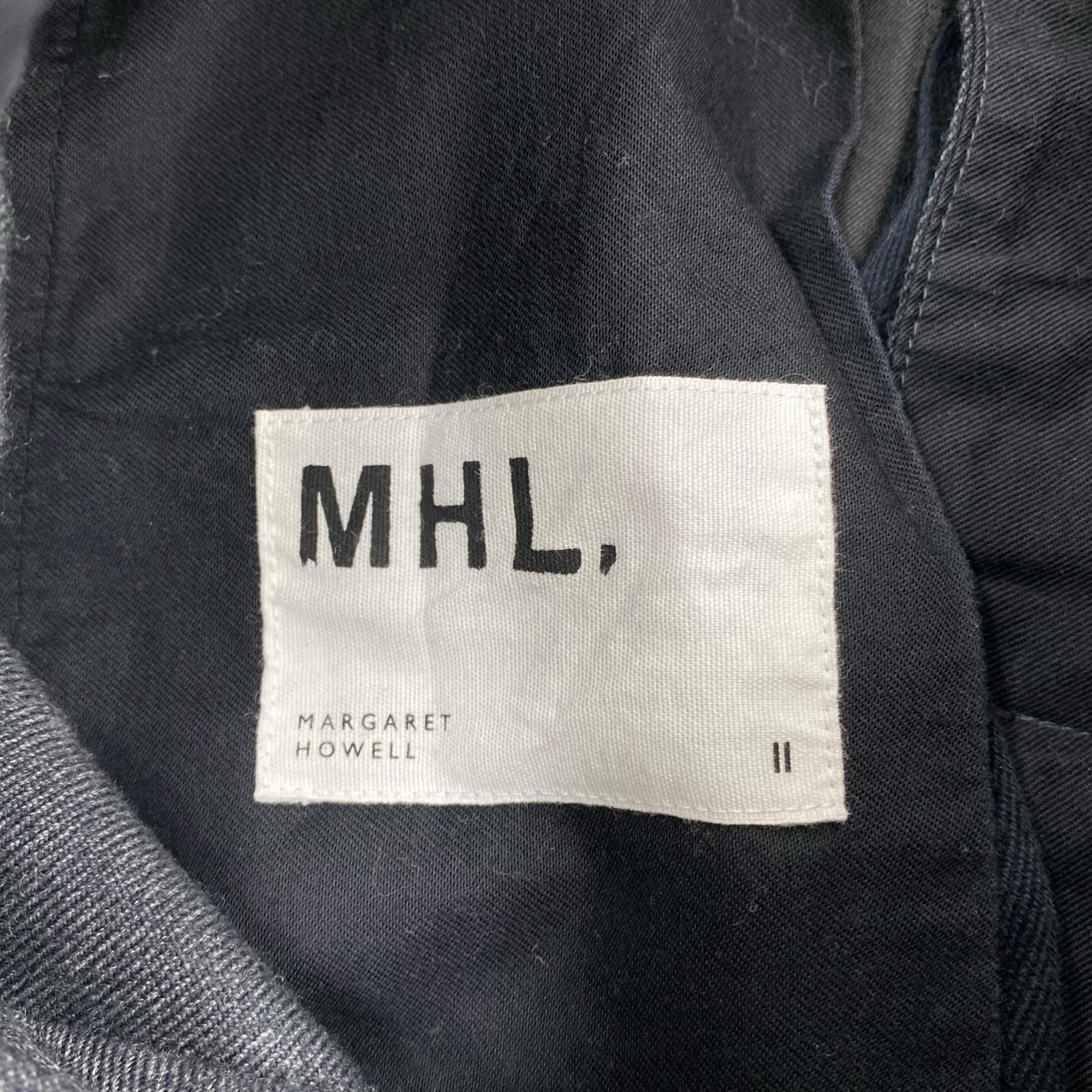 パンツ MHL. ウールコットンドリルパンツ 2 グレー グレー