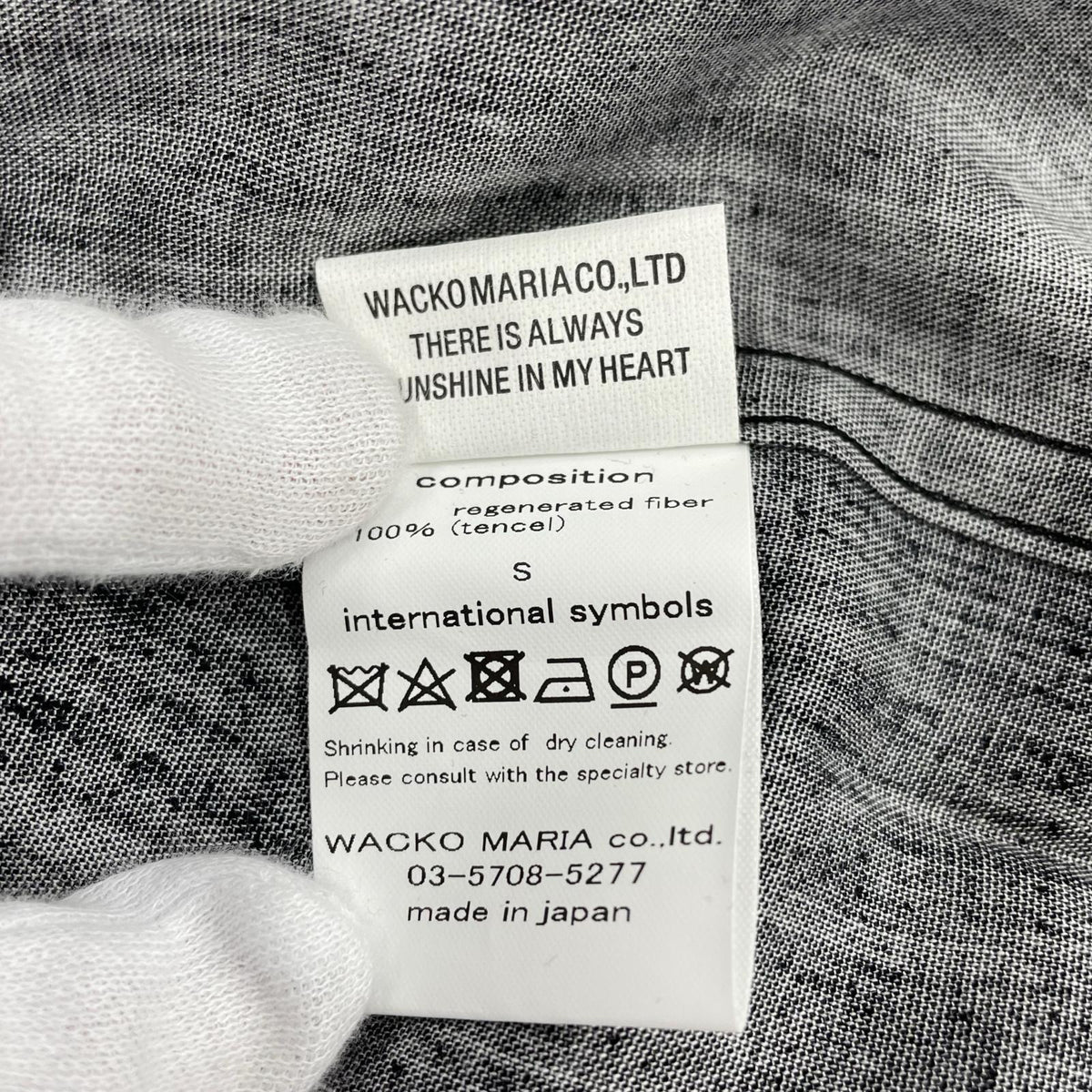 長袖シャツ WACKO MARIA　24SS HIGH TIMES 半袖シャツ　S S ブラック
