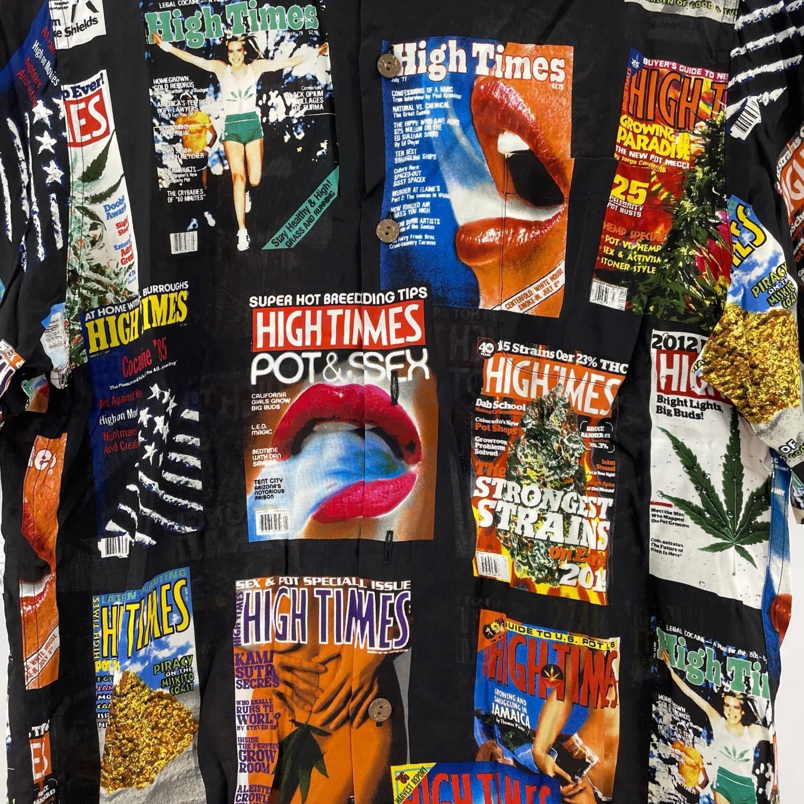 長袖シャツ WACKO MARIA　25SS HIGH TIME 半袖シャツ S ブラック