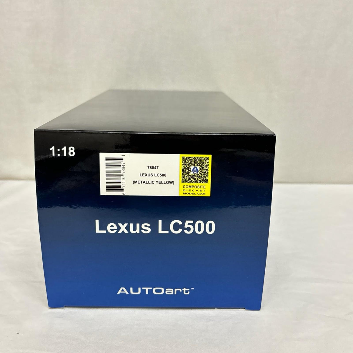 AUTOart 1/18 Lexus LC500 ﾒﾀﾘｯｸｲｴﾛｰ オートアート スケールカー