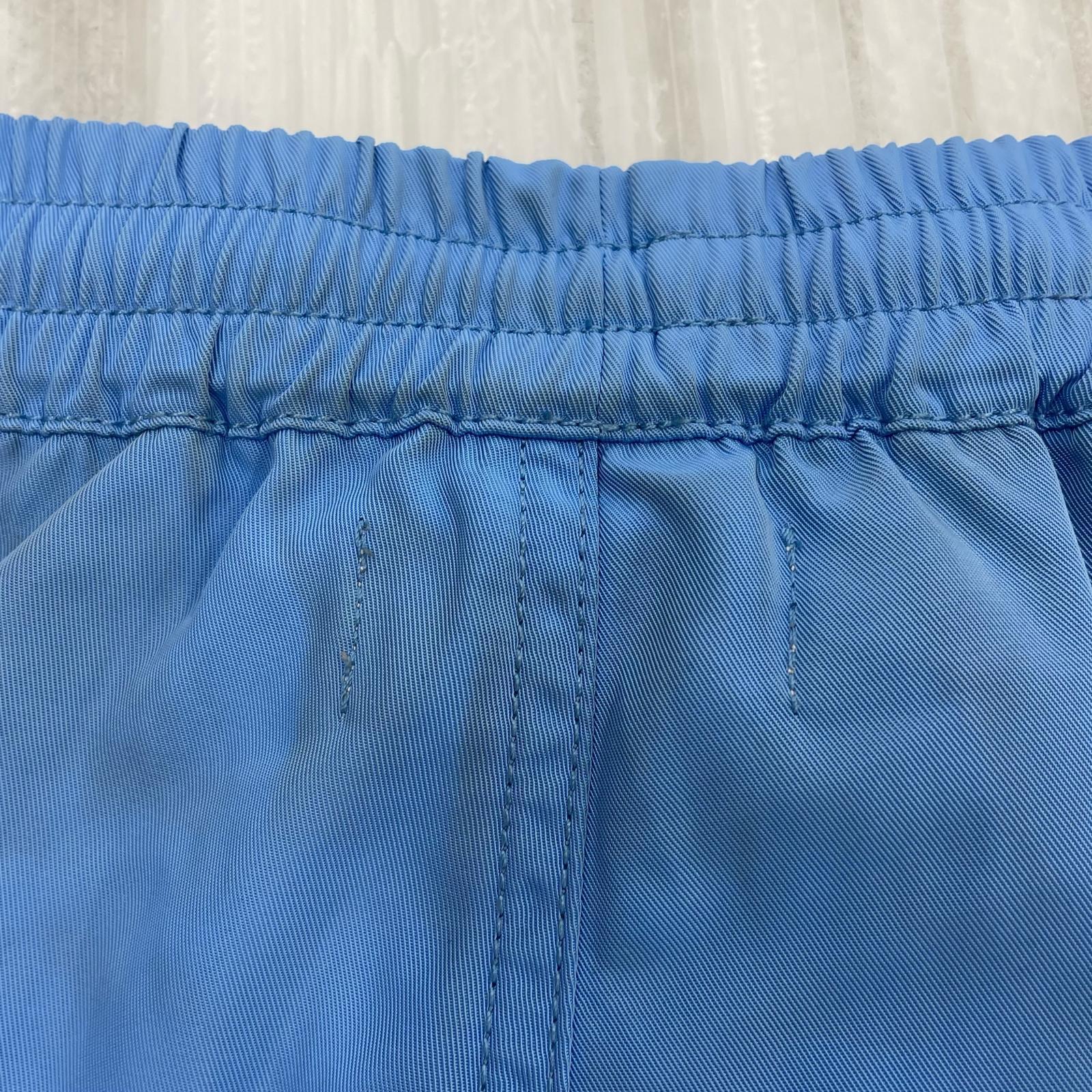 パンツ woke edge ナイロンパンツ 水色 L L ブルー