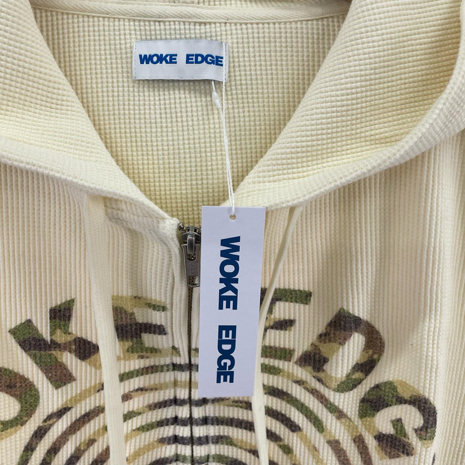 パーカー woke edge thermal zip hoodie L L