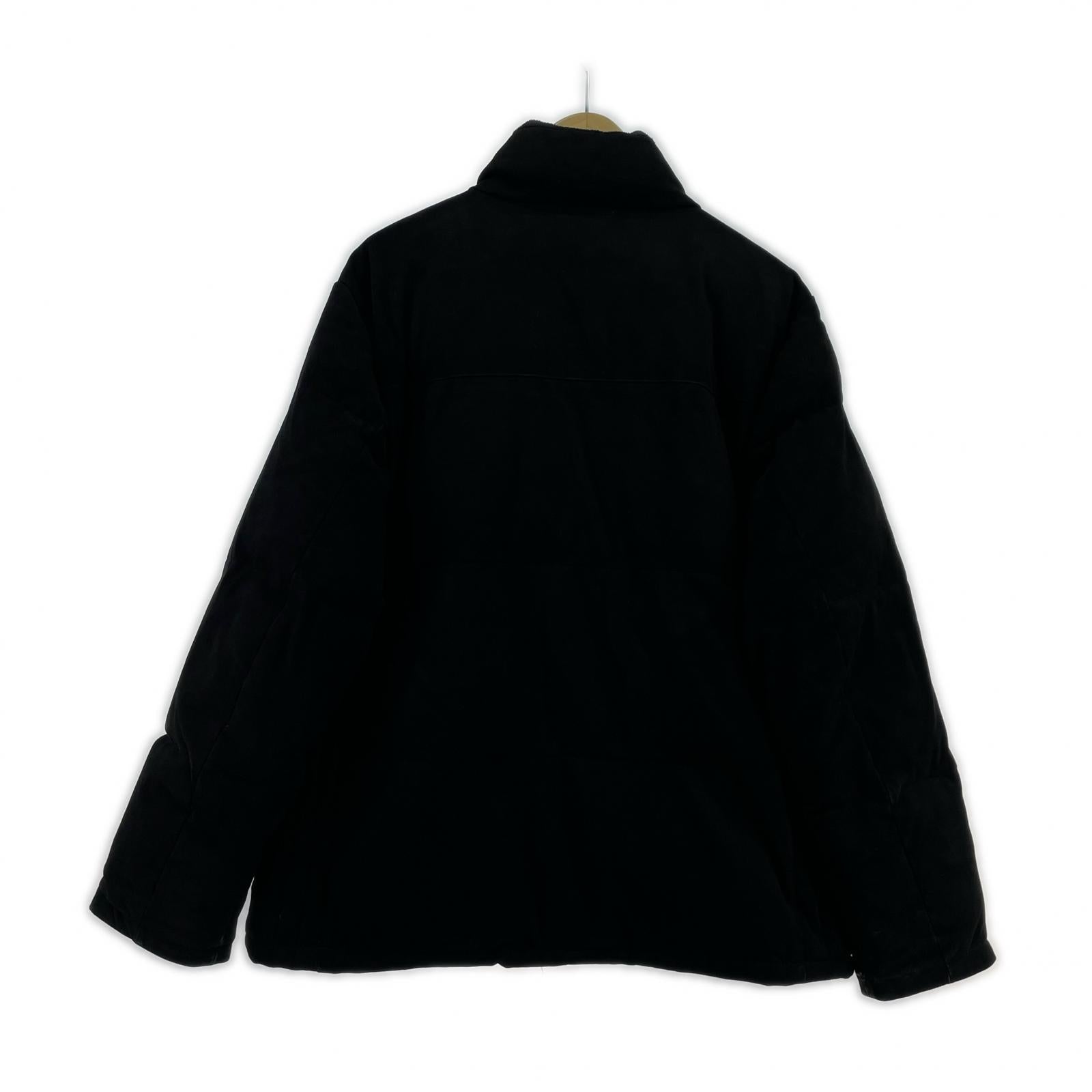 ジャケット 内ストライプ 中綿ジャケット 黒 LL LL ブラック