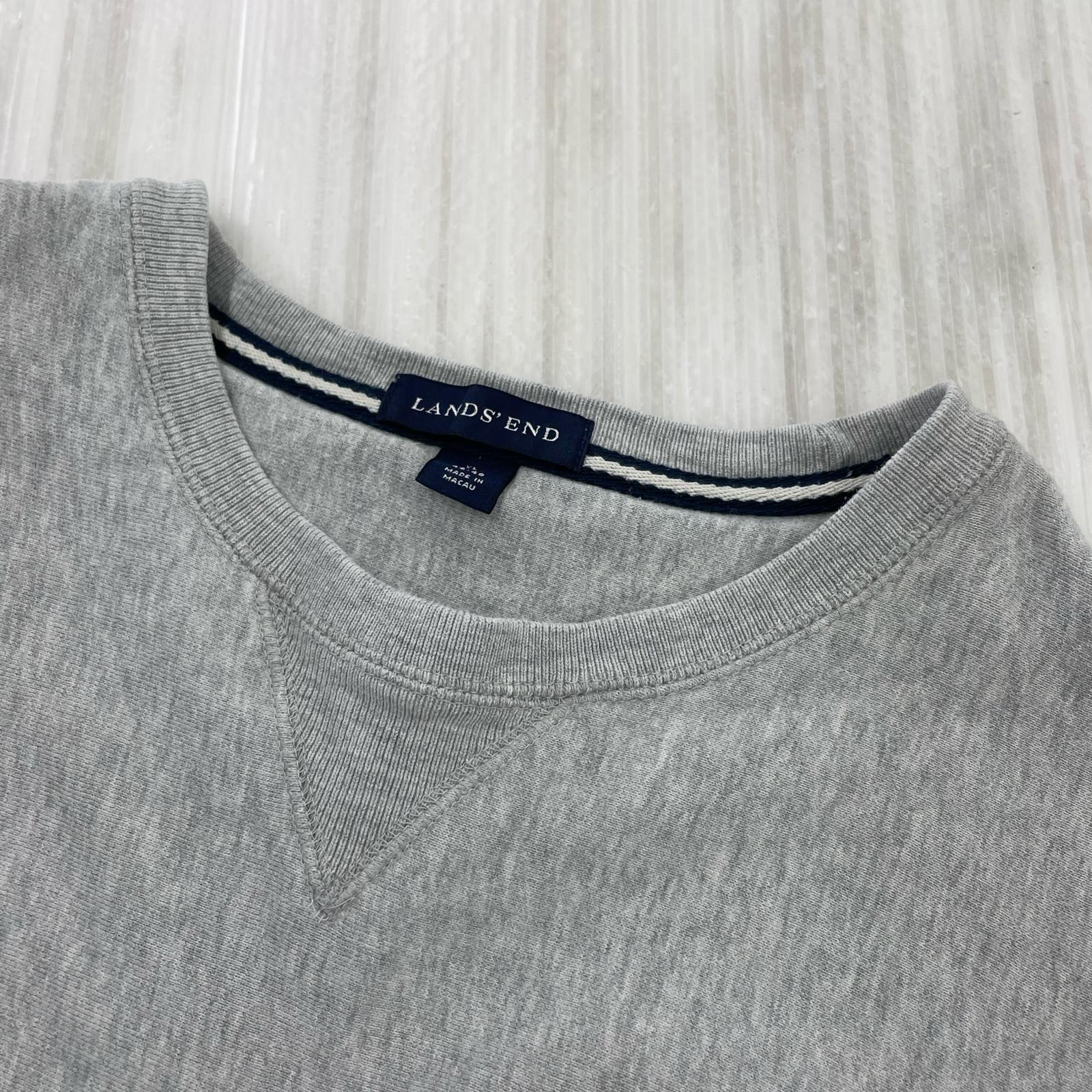 スウェット lands' end スウェット グレー