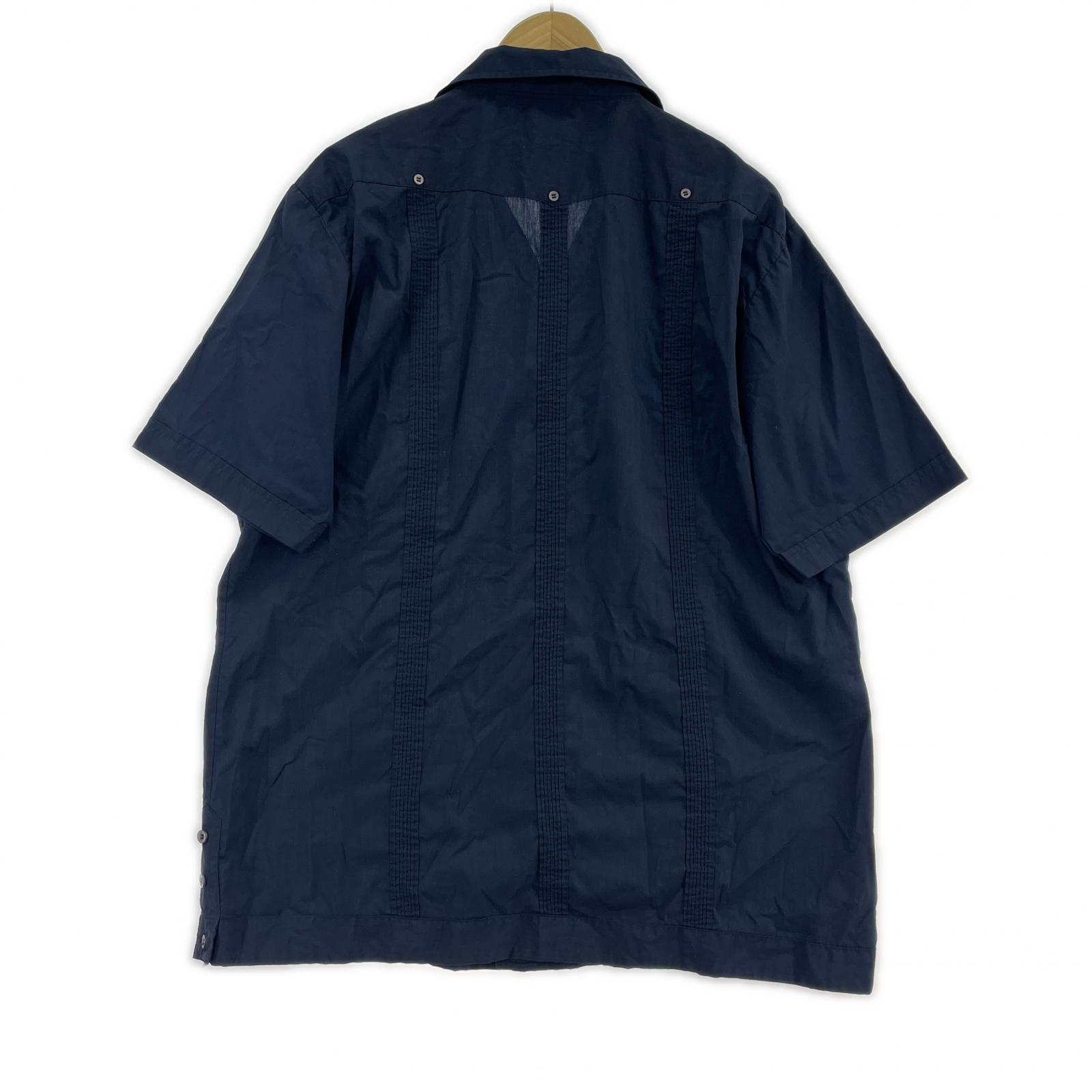 半袖シャツ Guayabera NV ネイビー